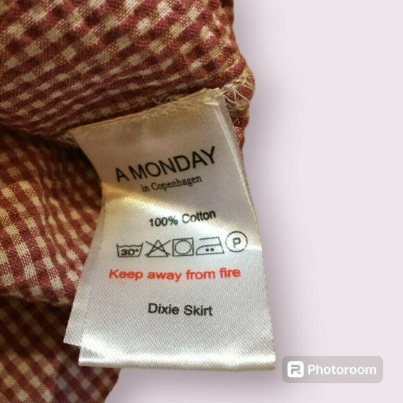 🆕 A Monday In Copenhagen Raspberry Gingham Set - Picture 7 of 9